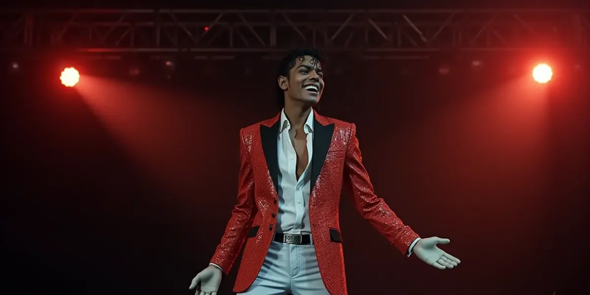 Como o figurino do filme de Michael Jackson foi recriado