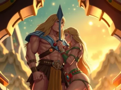 A conexão entre He-Man e She-Ra como irmãos gêmeos de Eternia