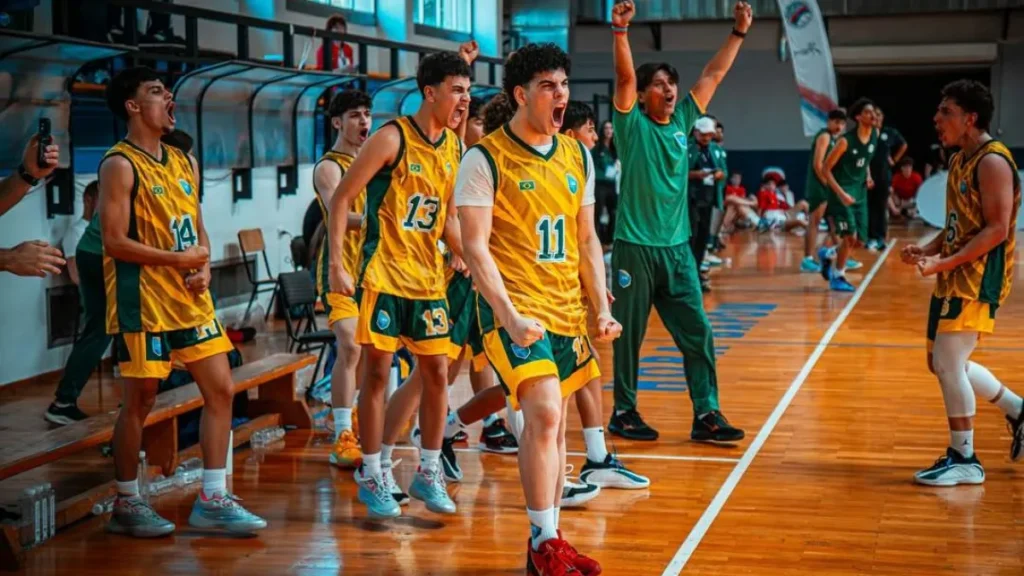 Basquete escolar: MS classifica Brasil nas oitavas na Sérvia
