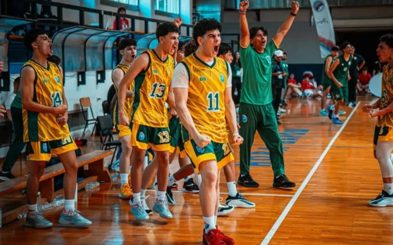 Basquete escolar: MS classifica Brasil nas oitavas na Sérvia